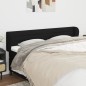 vidaXL Cabecero de tela negro 203x23x78/88 cm vidaXL Cabecero de tela negro 203x23x78/88 cm