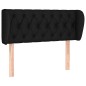 vidaXL Cabecero de tela negro 93x23x78/88 cm vidaXL Cabecero de tela negro 93x23x78/88 cm