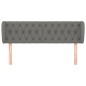 vidaXL Cabecero de tela gris oscuro 163x23x78/88 cm vidaXL Cabecero de tela gris oscuro 163x23x78/88 cm