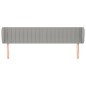 vidaXL Cabecero de tela gris claro 163x23x78/88 cm vidaXL Cabecero de tela gris claro 163x23x78/88 cm