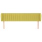 vidaXL Cabecero de tela verde 203x23x78/88 cm vidaXL Cabecero de tela verde 203x23x78/88 cm