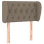 vidaXL Cabecero de tela gris taupe 83x23x78/88 cm vidaXL Cabecero de tela gris taupe 83x23x78/88 cm