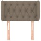 vidaXL Cabecero de tela gris taupe 83x23x78/88 cm vidaXL Cabecero de tela gris taupe 83x23x78/88 cm