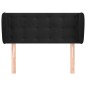 vidaXL Cabecero de terciopelo negro 83x23x78/88 cm vidaXL Cabecero de terciopelo negro 83x23x78/88 cm