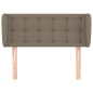 vidaXL Cabecero de tela gris taupe 83x23x78/88 cm