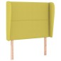 vidaXL Cabecero con orejas de tela verde 83x23x118/128 cm vidaXL Cabecero con orejas de tela verde 83x23x118/128 cm