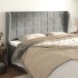 vidaXL Cabecero con orejas de terciopelo gris claro 163x23x118/128 cm vidaXL Cabecero con orejas de terciopelo gris claro 163x23x118/128 cm