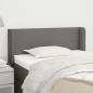 vidaXL Cabecero de tela gris oscuro 93x16x78/88 cm vidaXL Cabecero de tela gris oscuro 93x16x78/88 cm
