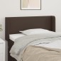 vidaXL Cabecero de cuero sintético marrón 93x16x78/88 cm