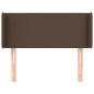 vidaXL Cabecero de cuero sintético marrón 93x16x78/88 cm