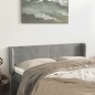 vidaXL Cabecero de terciopelo gris claro 147x16x78/88 cm vidaXL Cabecero de terciopelo gris claro 147x16x78/88 cm