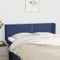 vidaXL Cabecero de tela azul 147x16x78/88 cm vidaXL Cabecero de tela azul 147x16x78/88 cm