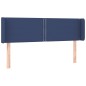 vidaXL Cabecero de tela azul 147x16x78/88 cm vidaXL Cabecero de tela azul 147x16x78/88 cm