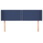 vidaXL Cabecero de tela azul 147x16x78/88 cm vidaXL Cabecero de tela azul 147x16x78/88 cm