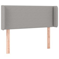 vidaXL Cabecero de tela gris claro 103x16x78/88 cm