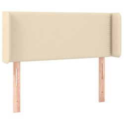 vidaXL Cabecero de tela color crema 83x16x78/88 cm