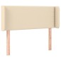 vidaXL Cabecero de tela color crema 83x16x78/88 cm vidaXL Cabecero de tela color crema 83x16x78/88 cm
