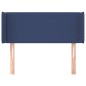 vidaXL Cabecero de tela azul 103x16x78/88 cm