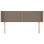 vidaXL Cabecero de tela gris taupe 147x16x78/88 cm vidaXL Cabecero de tela gris taupe 147x16x78/88 cm