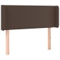 vidaXL Cabecero de cuero sintético marrón 93x16x78/88 cm vidaXL Cabecero de cuero sintético marrón 93x16x78/88 cm
