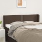 vidaXL Cabecero de cuero sintético marrón 147x16x78/88 cm vidaXL Cabecero de cuero sintético marrón 147x16x78/88 cm