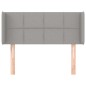 vidaXL Cabecero de tela gris claro 83x16x78/88 cm