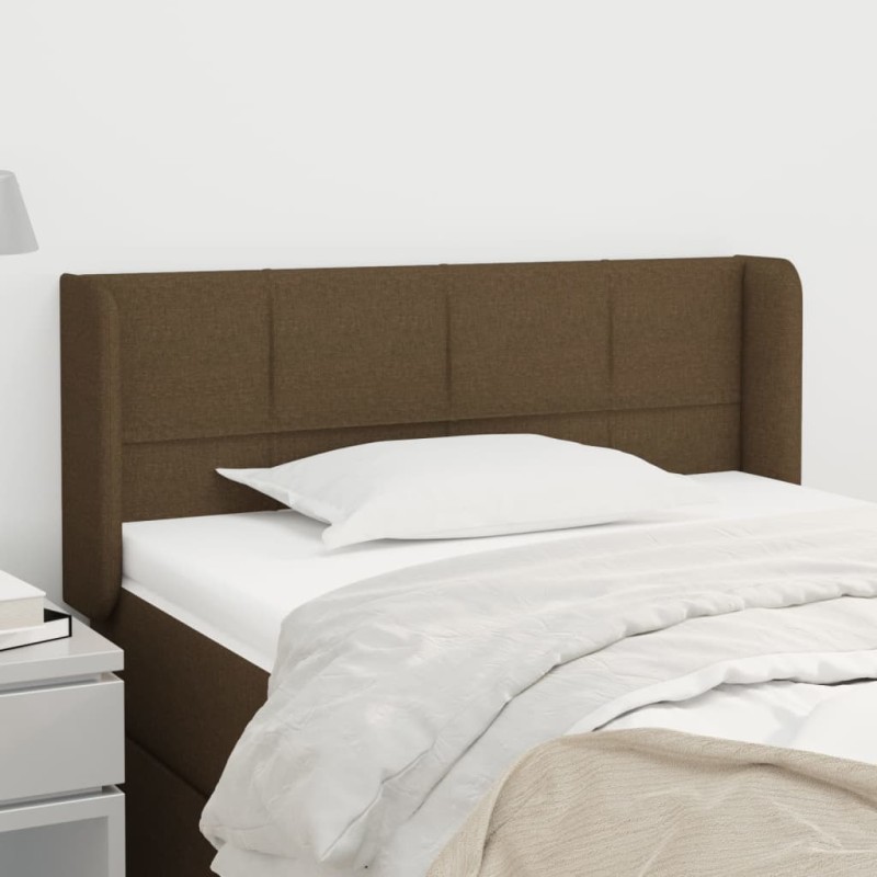 vidaXL Cabecero de tela gris oscuro 103x16x78/88 cm vidaXL Cabecero de tela gris oscuro 103x16x78/88 cm
