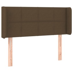 vidaXL Cabecero de tela gris oscuro 103x16x78/88 cm