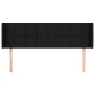vidaXL Cabecero de tela negro 147x16x78/88 cm vidaXL Cabecero de tela negro 147x16x78/88 cm