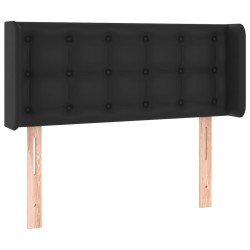 vidaXL Cabecero de cuero sintético negro 93x16x78/88 cm