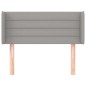 vidaXL Cabecero de tela gris claro 93x16x78/88 cm vidaXL Cabecero de tela gris claro 93x16x78/88 cm