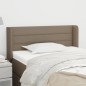 vidaXL Cabecero de tela gris taupe 83x16x78/88 cm vidaXL Cabecero de tela gris taupe 83x16x78/88 cm