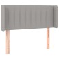 vidaXL Cabecero de tela gris claro 93x16x78/88 cm vidaXL Cabecero de tela gris claro 93x16x78/88 cm