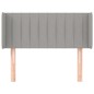 vidaXL Cabecero de tela gris claro 93x16x78/88 cm vidaXL Cabecero de tela gris claro 93x16x78/88 cm