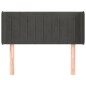 vidaXL Cabecero de terciopelo gris oscuro 83x16x78/88 cm vidaXL Cabecero de terciopelo gris oscuro 83x16x78/88 cm