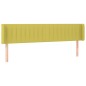 vidaXL Cabecero de tela verde 203x16x78/88 cm vidaXL Cabecero de tela verde 203x16x78/88 cm