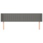 vidaXL Cabecero de tela gris oscuro 183x16x78/88 cm vidaXL Cabecero de tela gris oscuro 183x16x78/88 cm