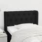 vidaXL Cabecero de tela negro 83x16x78/88 cm vidaXL Cabecero de tela negro 83x16x78/88 cm