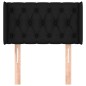 vidaXL Cabecero de tela negro 83x16x78/88 cm vidaXL Cabecero de tela negro 83x16x78/88 cm