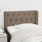 vidaXL Cabecero de tela gris taupe 83x16x78/88 cm vidaXL Cabecero de tela gris taupe 83x16x78/88 cm