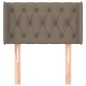 vidaXL Cabecero de tela gris taupe 83x16x78/88 cm vidaXL Cabecero de tela gris taupe 83x16x78/88 cm