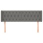 vidaXL Cabecero de tela gris oscuro 163x16x78/88 cm vidaXL Cabecero de tela gris oscuro 163x16x78/88 cm