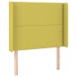 vidaXL Cabecero con orejas de tela verde 83x16x118/128 cm vidaXL Cabecero con orejas de tela verde 83x16x118/128 cm