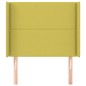 vidaXL Cabecero con orejas de tela verde 83x16x118/128 cm vidaXL Cabecero con orejas de tela verde 83x16x118/128 cm