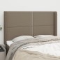 vidaXL Cabecero con orejas de tela gris taupe 147x16x118/128 cm vidaXL Cabecero con orejas de tela gris taupe 147x16x118/128 cm