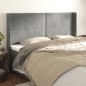vidaXL Cabecero con orejas de terciopelo gris claro 163x16x118/128 cm vidaXL Cabecero con orejas de terciopelo gris claro 163x16x118/128 cm
