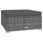 vidaXL Set de muebles de jardín 10 pzas y cojines ratán sintético gris vidaXL Set de muebles de jardín 10 pzas y cojines ratán sintético gris