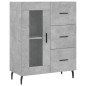 vidaXL Aparador alto madera contrachapada gris hormigón 69,5x34x180 cm vidaXL Aparador alto madera contrachapada gris hormigón 69,5x34x180 cm