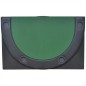 vidaXL Tablero de póker plegable para 10 jugadores verde vidaXL Tablero de póker plegable para 10 jugadores verde