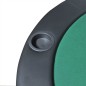 vidaXL Tablero de póker plegable para 10 jugadores verde vidaXL Tablero de póker plegable para 10 jugadores verde